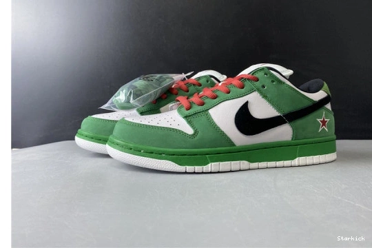 SB 304292-302 Low Dunk Nike Heineken 0728
